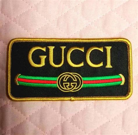 gucci styled patches|Gucci patches iron on.